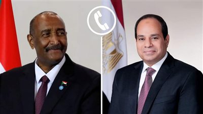 السيسي يهنىء رئيس مجلس السيادة السوداني بحلول عيد الفطر المبارك 