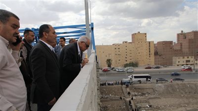 محافظ الجيزة يتفقد نسب التنفيذ بمحور 26 يوليو الجديد