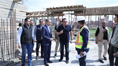 وزير الصحة يتفقد موقع إنشاء مستشفى أورام طنطا الجديد