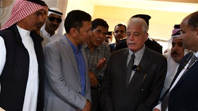 محافظ جنوب سيناء يشهد احتفالية ليلة العيد بساحة العلم بطور سيناء