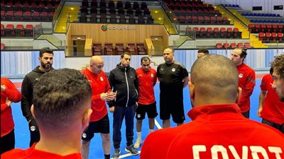 منتخب الصالات يخوض تدريبه الأول فى المغرب بحضور أبوالوفا