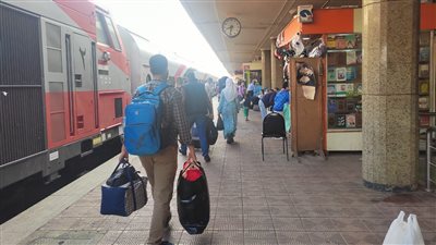 822 رحلة بالسكة الحديد و1240 في المترو خلال أول أيام عيد الفطر المبارك