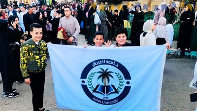 طلاب جامعة العريش يُساهمون في إدخال الفرح والسرور على الأهالي