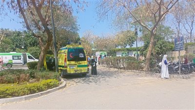 انتشار سيارات الإسعاف والعيادات المتنقلة بحديقة الأزهر في ثاني أيام عيد الفطر 