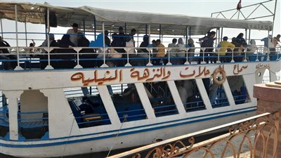 فى ثانى أيام عيد الفطر .. الرحلات النيلية قبلة مواطنى كفر الشيخ 