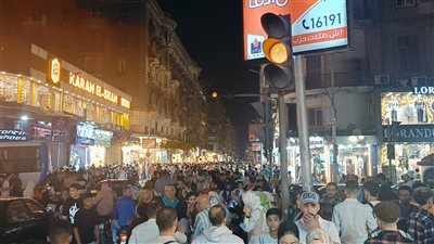 منطقة وسط البلد كاملة العدد في ثالث أيام عيد الفطر