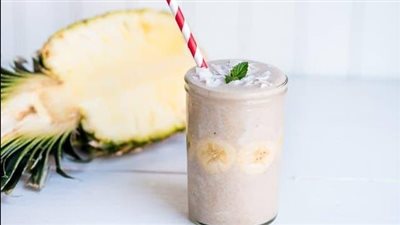 طريقة تحضير سموذي الأناناس وجوز الهند| يقوي العظام ويحمي القلب