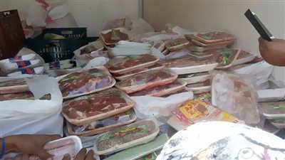 مصادرة 545 كيلو لحوم ودواجن وأسماك فاسدة بالغربية