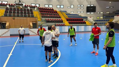 منتخب الصالات ينهى تدريبه الأخير قبل مواجهة ناميبيا فى كأس الأمم الأفريقية