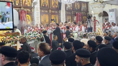 عقب حفل تجليسه.. بهجورة أول زيارات أسقف نجع حمادي 