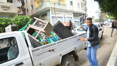 الغربية تنفذ حملة للنظافة ورفع الاشغالات بمدينة سمنود والطريق الدائري