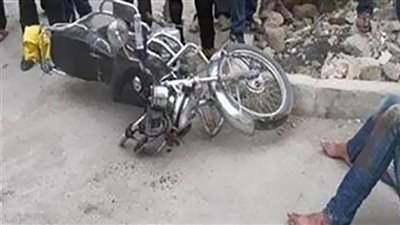 مصرع شاب في حادث انقلاب موتوسيكل