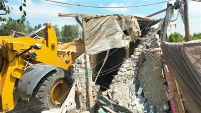 إزالات فورية للتعديات بالبناء المخالف على الأراضي الزراعية وأملاك الدولة بالشرقية 