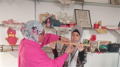 شباب ورياضة القليوبية تنظم دورة الحرف اليدوية