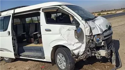 إصابة 7 أشخاص في حادث تصادم بمنشأة القناطر