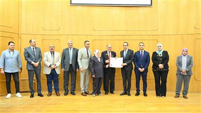 جامعة الفيوم تكرم المحاربين القدامى وأسر الشهداء ومصابى العمليات الحربية 