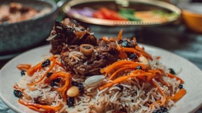 طريقة عمل الأرز الأفغاني باللحم 