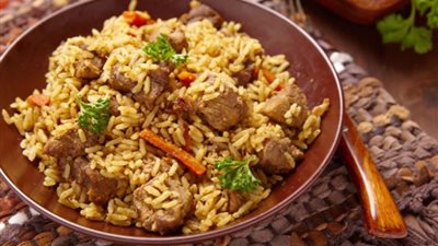 الأرز بلحم الغنم لعزومة مثالية