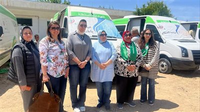  قافلة طبية مجانية  بقرية خالد بن الوليد   بالاسكندرية 