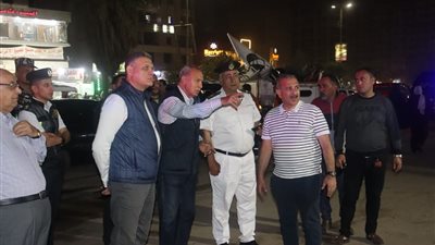محافظ القليوبية يقود حملة مسائية لإزالة التعديات على أرصفة المُشاه والطريق العام
