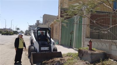 رفع 1800طن قمامة وأتربة بالمنطقة الصناعية بجمصة