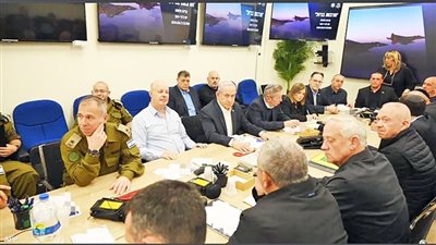 مجلس الحرب الإسرائيلى يؤجل اجتماعه الثالث لمناقشة الرد على إيران