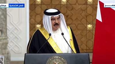 ملك البحرين يؤكد دعمه لمصر ويستشهد بسياسة رمسيس الثاني مع المملكة الحيثية.. فيديو