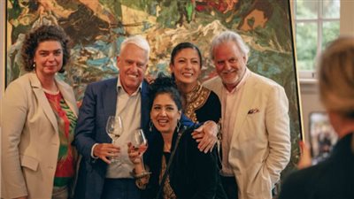 معرض تشكيلي لريهام العدل بهولندا بحضور دول عربية وأوروبية.. صور 