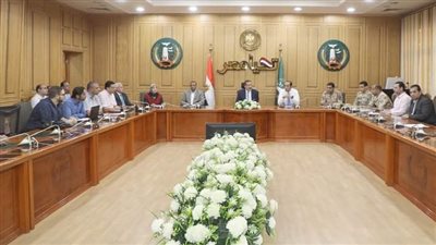 محافظ المنوفية يتابع معدلات تنفيذ مشروعات 