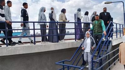 زيارة ميدانية لطلاب أبو حماد الصناعية لمحطة مياه العباسة المرشحة