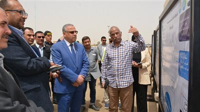 محافظ سوهاج يفتتح توسعات محطة معالجة صرف صحي 