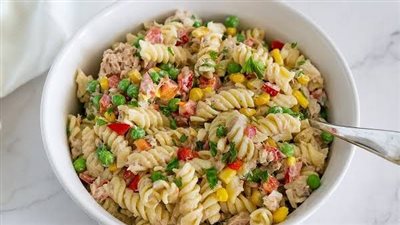 مفيدة للبشرة والشعر| اصنعي سلطة التونة بالباستا الصحية