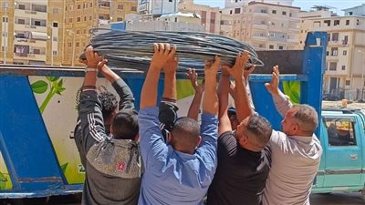 إجراءات رادعة وإزالة فورية لمخالفات البناء والإشغالات بدمياط الجديدة