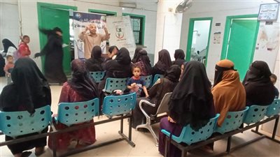 مياه سوهاج تنظم ندوه توعويه لرواد الوحده الصحيه بمركز دار السلام للحفاظ على المياه 