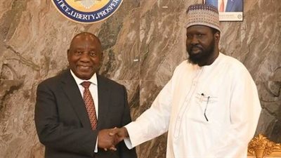 الرئيس رامافوزا يحث شركاء السلام في جنوب السودان على التوصل