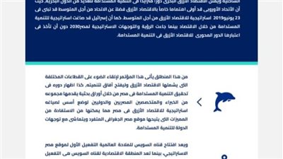 جامعتا المنصورة وبورسعيد تناقشان المحاور المهمة لتنمية الاقتصاد الأزرق