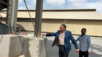 وكيل تموين الإسكندرية يتابع استلام القمح بالصوامع