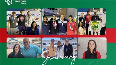 سبورتنج يحصد ٤ ذهبيات وفضيتان بكأس مصر للسباحة