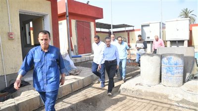 الغربية . متابعة 12 مشروع لحياة كريمة ورصف القرى بزفتي