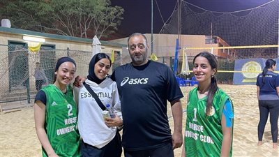 أصحاب الجياد ثالث بطولة الجمهورية للكرة الطائرة الشاطئية 