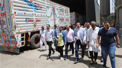 صور.. محافظ المنوفية يتفقد مجمع صوامع شبين الكوم المعدنية