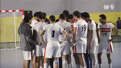 تدريبات بدنيه لسباعى يد الزمالك تحت إشراف طبى 