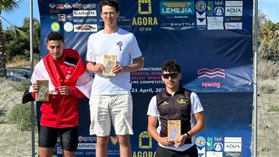 نتائج مشرفة لمصر في بطولة قبرص الدولية للتجديف الشاطئي