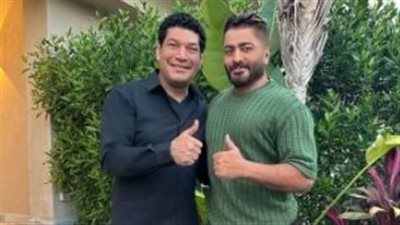 تامر حسني يعلن انضمام باسم سمرة لفريق عمل فيلمه الجديد رى ستارت