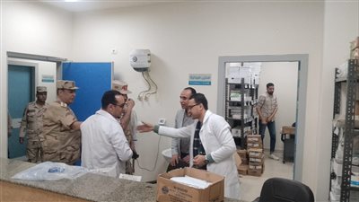 وكيل صحة البحيرة يتفقد إنشاءات مستشفى بدر الجديد