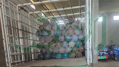 ضبط 100 أسطوانة بوتجاز قبل بيعها بالسوق السوداء في المنوفية 