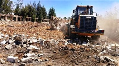 إزالة 29 حالة تعد علي مساحة 4547 متر مباني و8 أفدنة بالشرقية