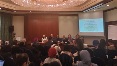  بشعار السلام للجميع .. بدء جلسة اليونسكو تحت عنوان محو الأمية الاعلامية والمعلوماتية
