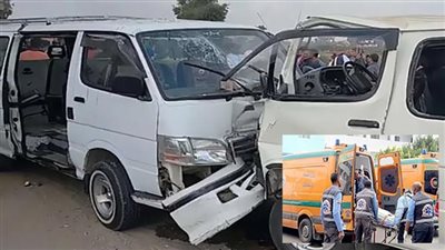 الاستعلام عن الحالة الصحية للمصابين في حادث تصادم سيارتي ميكروباص بشبين القناطر 