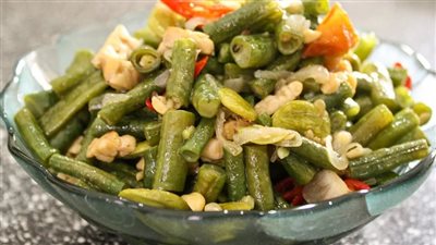 على الطريقة السورية.. حضري مكدوس الفاصوليا الخضراء| تقوي المناعة